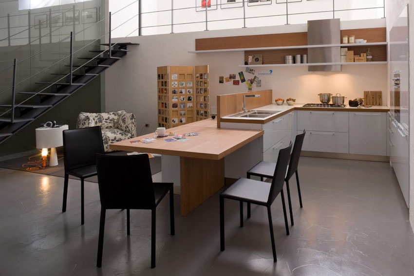 Cucina soggiorno open space 25 mq ~ idea creativa della casa e dell ... Arredare cucina soggiorno 25 mq